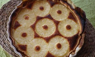 Tarte ananas noix de coco