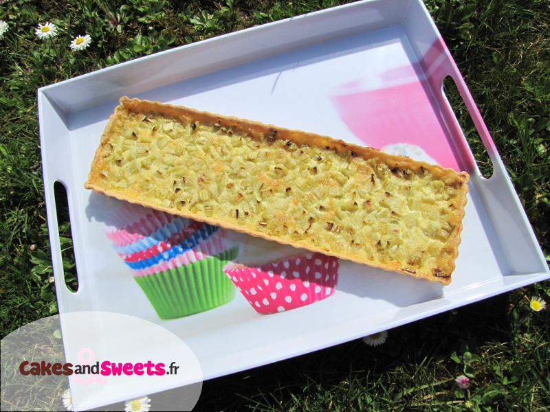 Tarte Rhubarbe Rectangle