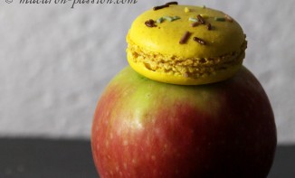 Macarons pomme bonbons banane