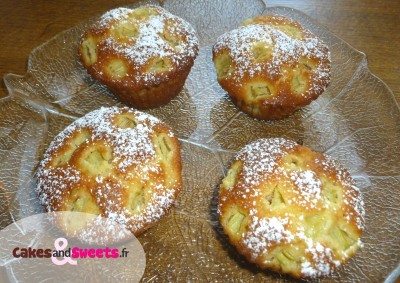 Muffins Rhubarbe, recette de Muffins