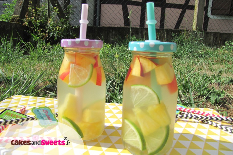 Detox Water Eau de Coco Fruits