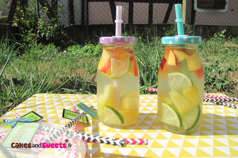 Detox Water Eau de Coco Fruits