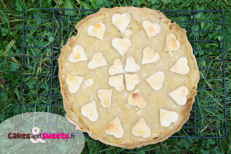 Tarte compote pomme banane