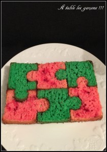 Gâteau puzzle