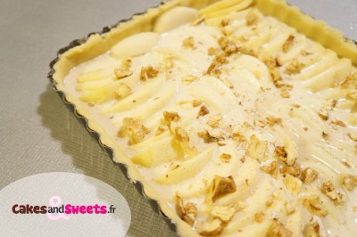 Tarte Pommes Poires Noix