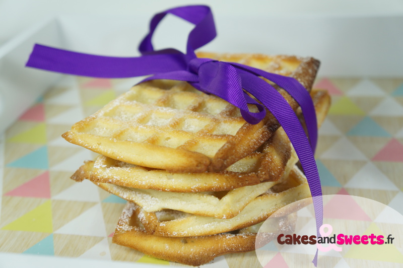 Gaufres inspirées de la recette de Chistophe Michalac