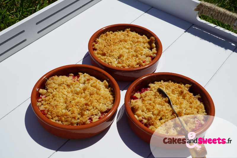 Crumble aux Fraises et à la Noix de Coco