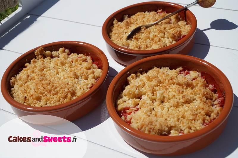 Crumble aux Fraises et à la Noix de Coco