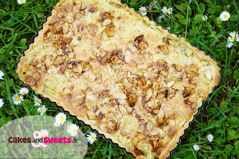 Tarte Rhubarbe et Amandes