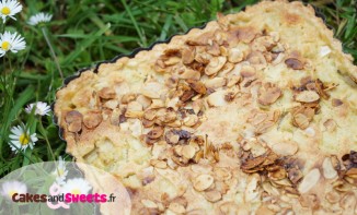 Tarte Rhubarbe et Amandes