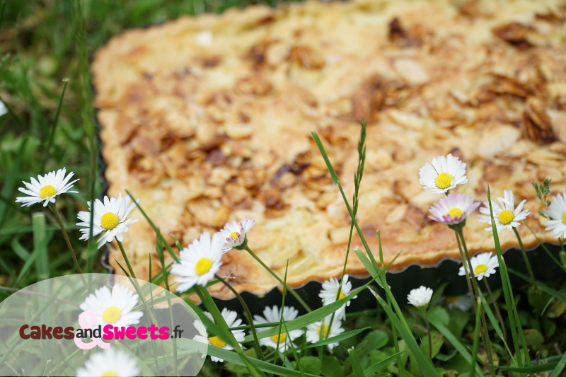 Tarte Rhubarbe et Amandes