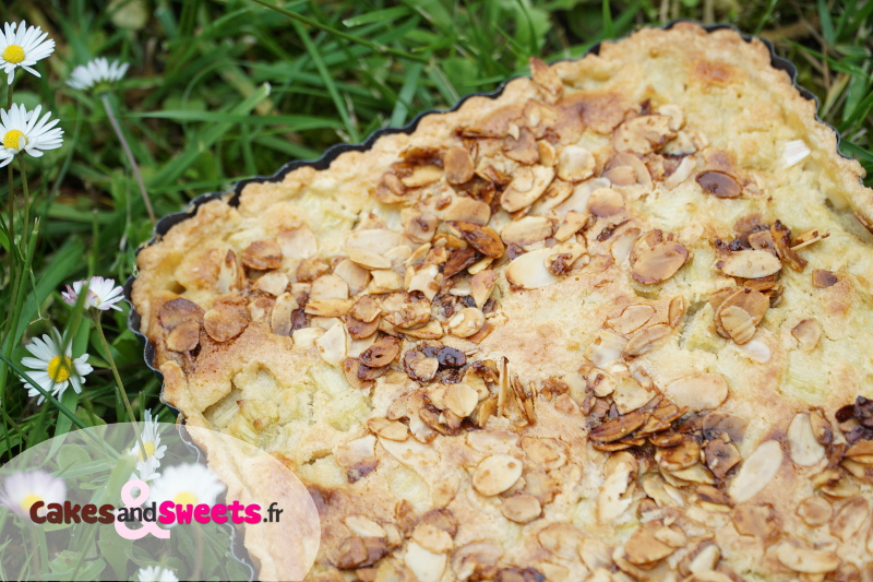 Tarte Rhubarbe et Amandes