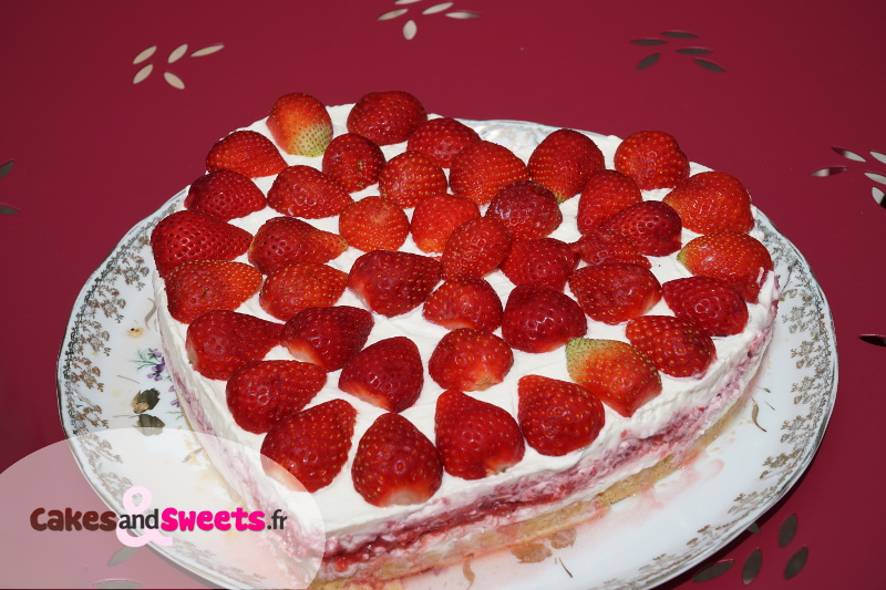 Entremets aux Fraises