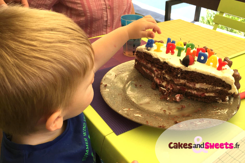 Layer Cake Chocolat et Fraises