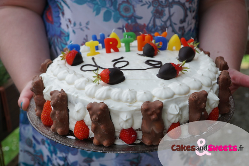 Layer Cake Chocolat et Fraises