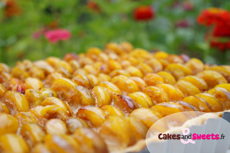 Tarte aux Mirabelles Crème d'Amandes