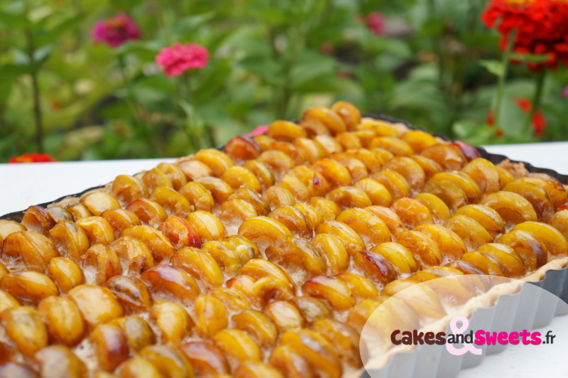Tarte aux Mirabelles Crème d'Amandes