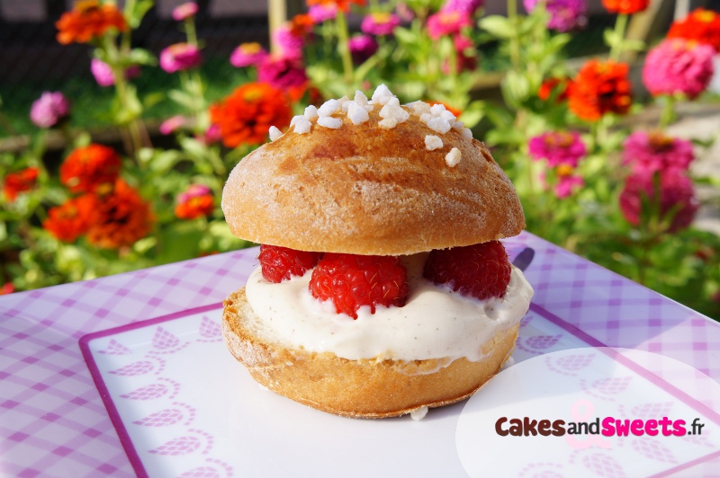 Briochettes aux framboises