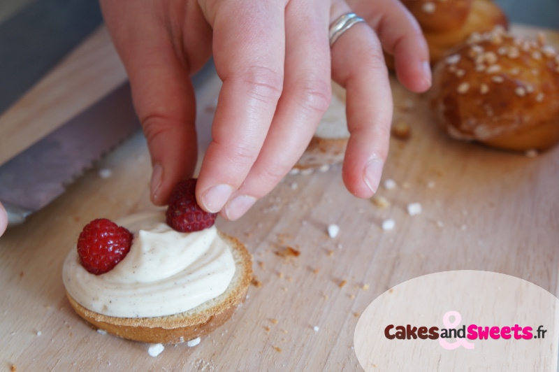 Briochettes aux Framboises