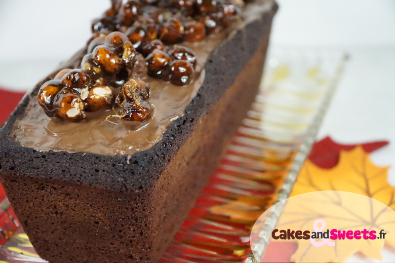 Cake au chocolat et noisettes