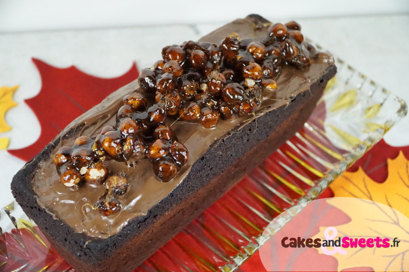 Cake au chocolat et noisettes