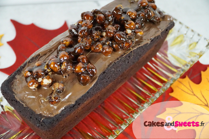 Cake au chocolat et noisettes