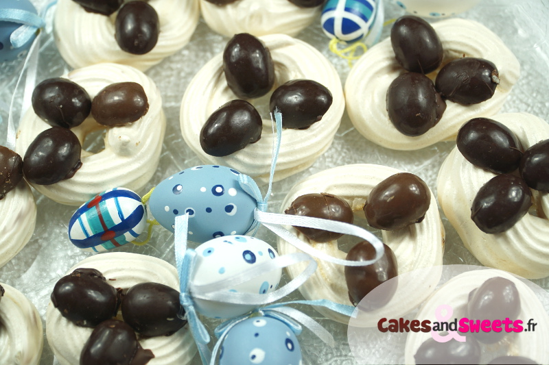 Meringues Nids de Pâques