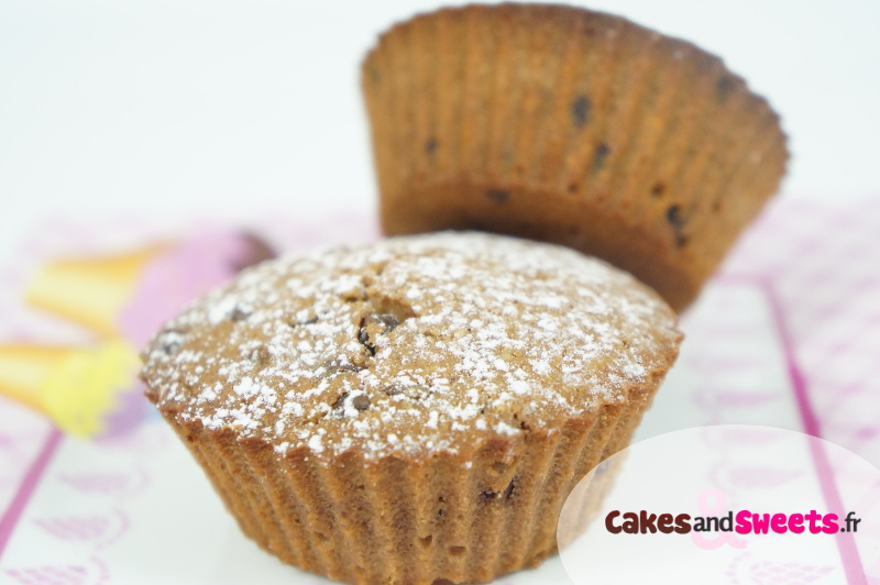 Muffins Chocolat au lait Noisettes