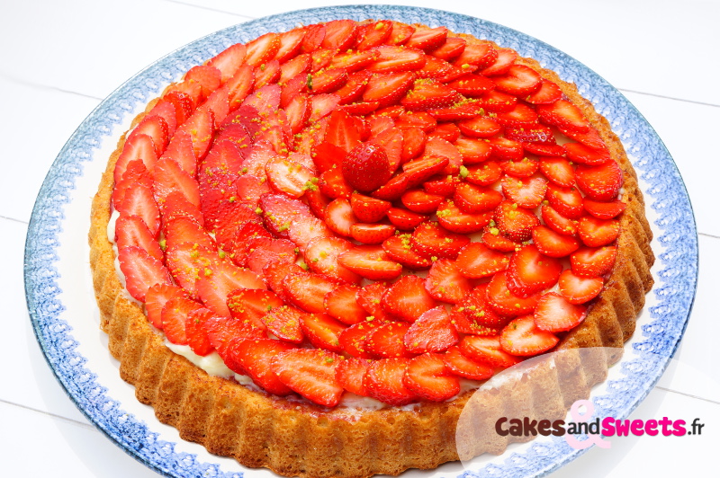 Biscuit renversé aux Fraises