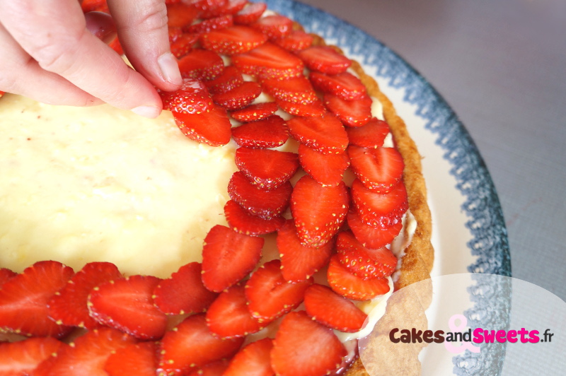 Biscuit renversé aux Fraises