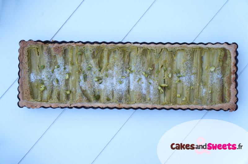 Tarte Rhubarbe Pistache