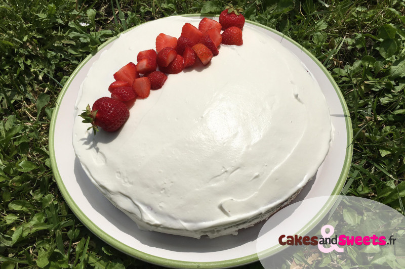 Poke Cake aux fraises
