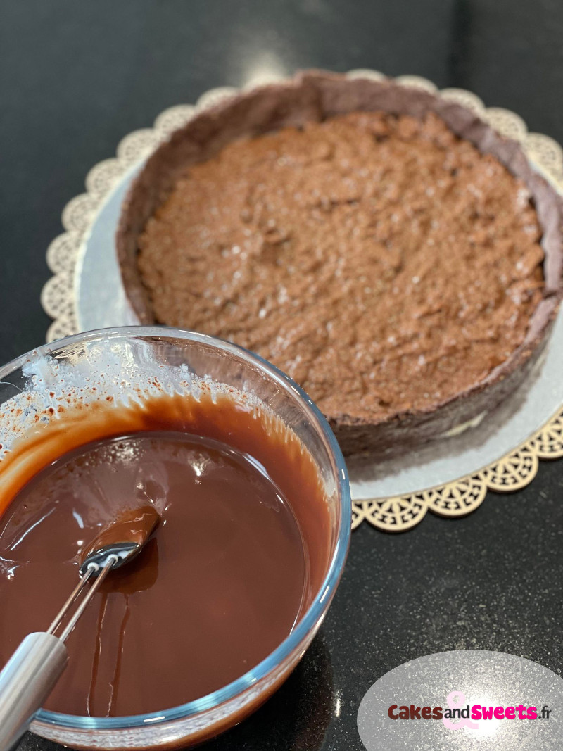 Tarte Chocolat et Praliné Croustillant