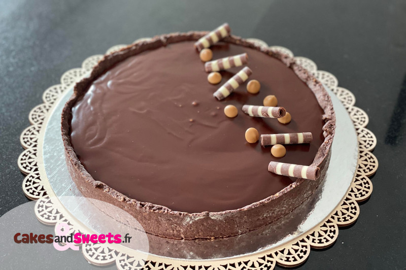 Tarte Chocolat et Praliné Croustillant