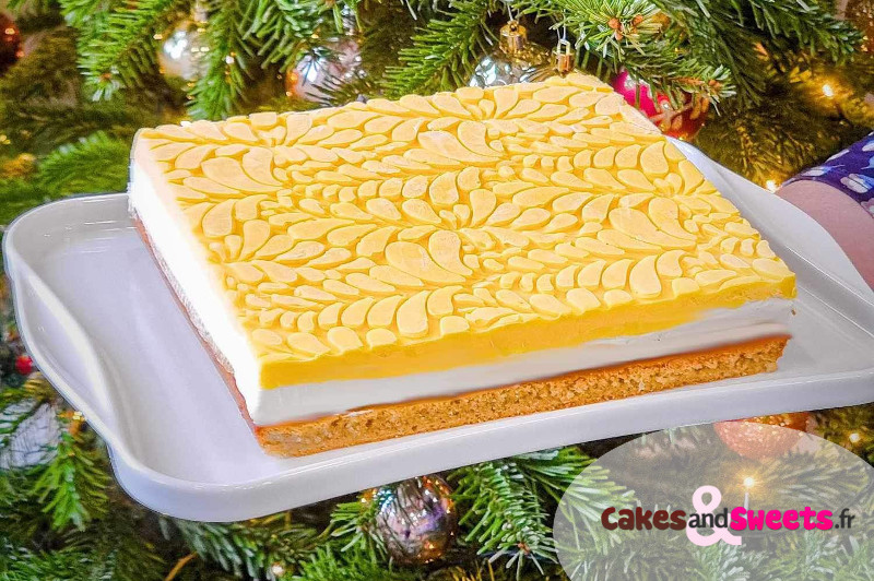 Entremets Fruit de la Passion et Vanille